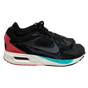 Nike Air Max Solo Shoes Black/Clear Jade Red DX3666-001
